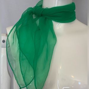 Green vintage scarf
